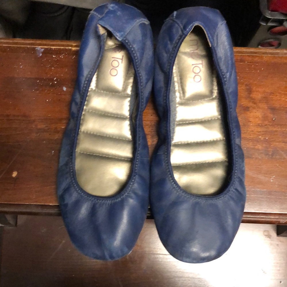 Women's Blue Ballet Flats